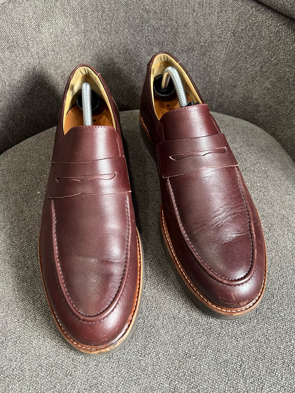 Samuel Hubard leather loafers size 10 - Picture 3 of 11